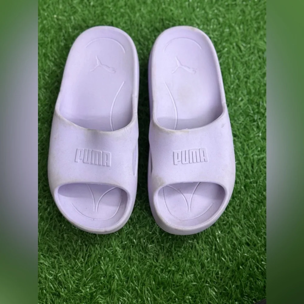 PUMA Kids Purple Slides Size‎ 6
